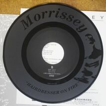 f08/EP/モリッシーMORRISSEY/ヘアドレッサー・オン・ファイアーHAIRDRESSER ON FIRE★片面シングル　_画像6