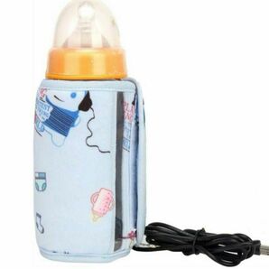 哺乳びん 保温 ミルク加熱 哺乳瓶カバー ボトルウォーマー USB充電