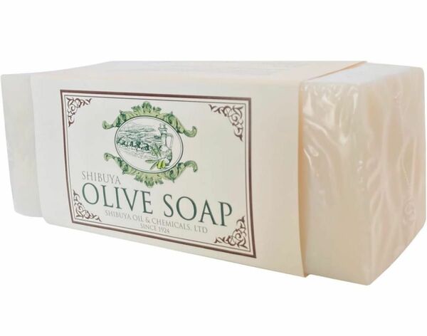 週末SALE SHIBUYA OLIVE SOAP 渋谷油脂 無添加　オリーブ石鹸 500g 日本製 せっけん 固形 洗顔 全身