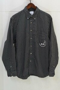 ■uniform experiment DOT LS BACK CONCEALED POCKET BIG B.D SHIRT■ドットシャツ UE-202034