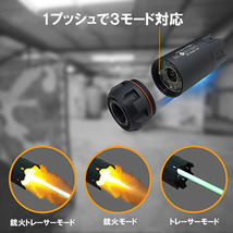 ACETECH Blaster 銃火トレーサー マズルフラッシュ M14 逆ネジとM11正ネジ サバゲー グレーン 蓄光弾 適用 エアガン ガスガン 電動ガン mp5_画像3