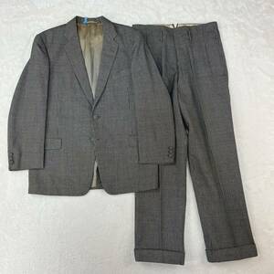 ヨシキ洋服店 レトロスーツ セットアップスーツ 上下セット 総柄 ヴィンテージ 古着 old 紳士服 拝みボタン 