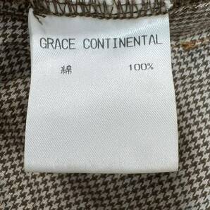 GRACE CONTINENTAL グレースコンチネンタル 迷彩ジャケット ライトアウター コットン100% 羽織り カモフラ柄 レディース36 S相当 日本製の画像5