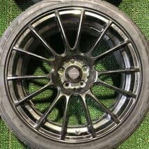 AE503-403 NITTO NT555 夏タイヤ 225/40R18 weds SPORT SA 72R 18x7.5J +45 PCD100 5穴【 4本】86 プリウス BRZ インプレッサ レガシー等_画像4