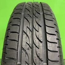 AE525-403 ☆新品☆ブリヂストンNEXTRY 155/65R13 73S 社外ホイール13x4.00B +43 PCD100 4穴 【4本】 ラパン モコ プレオ 等　1円スタート_画像9