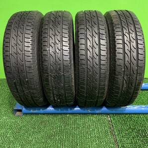 AE524-403 ★新品★ブリヂストンNEXTRY 155/65R13 73S 社外ホイール 13x4.00B +45 PCD100 4穴 【4本】 ココア ラパン 等 1円スタートの画像8