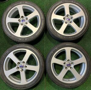 AE470-403 ◇VOLVO ◇ ZETRO S4 溝あり215/45ZR17 サマータイヤ 17X7J +49 PCD108 5穴 【4本set】ボルボ S80 XC90等