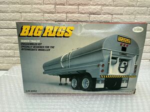  three 181*[ present condition goods ]TESTORS BIG RIGS 1/25 tongue car trailer plastic model *