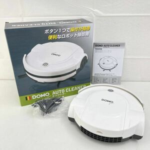 22☆【通電確認済】DOMO ELEKTRO オートクリーナー DM001WH ホワイト ロボット掃除機 50-60Hz共通 サクセスアジア株式会社 ☆