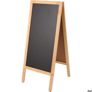 メニューボード 立て看板 木製 ウェディング カフェ ナチュラル木目 スタンドボード A型看板 ブラックボード インテリア