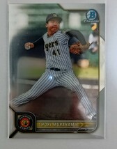 村上頌樹【阪神タイガース】Topps NPB Bowman topps TOPPS 2022 TOPPS BOWMAN CHROME NPB BASE NPB Topps CHROME_画像1