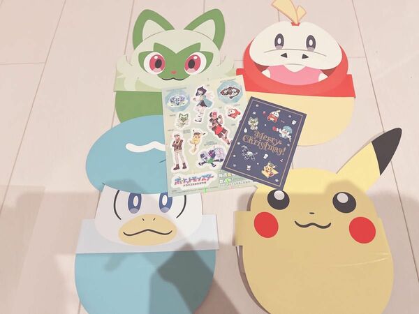 【3002】ポケモンサンバイザー ピカチュウ ホゲータ ニャオハ クワッス