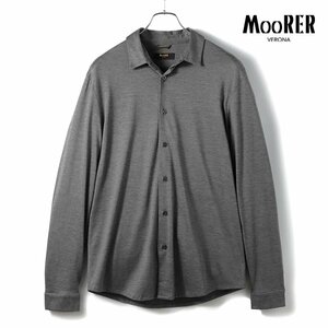 ◆【MOORER(ムーレー)/春夏/シルクコットンジャージーシャツ(MONTALCINO-CSM)】[mor2370371-46]