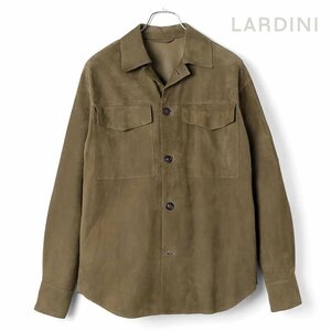 ◆【LARDINI(ラルディーニ)/春夏/スエードレザーシャツジャケット】[ldn2450031-48]
