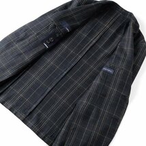 ◆【LARDINI(ラルディーニ)/春夏/製品染めウールリネンシルクコットンチェック柄サマーツイード2Bジャケット(DYED)】[ldn2450251-50]_画像4