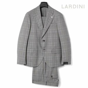 ◆【LARDINI(ラルディーニ)/春夏/サマーウールグレンチェック柄2Bスーツ(SPECIAL L)】[ldn2450101-44]