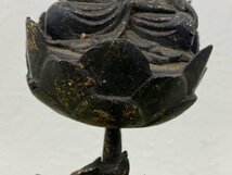 仏教美術 銅器 鍍金 仏像 置物 骨董品 古美術品 1011whzN_画像8