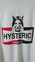 ヒステリックグラマー　HYSTERIC GLAMOUR　ロンT 長袖Tシャツ　白　ホワイト　送料無料_画像2