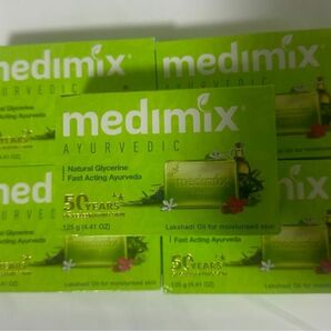 メディミックス Medimix MED-GLY アロマソープフレッシュグリーン 125g x 5個