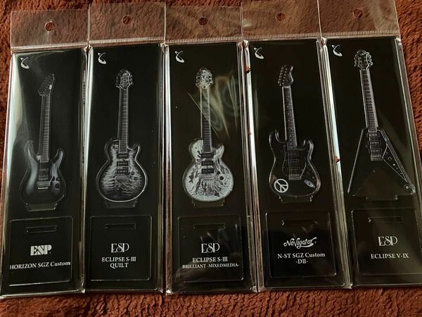 ESP Acrylic Stand Guitar Collection -SUGIZO Vol.2- アクリルスタンド5種セット