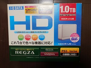 I-O DATA HDCR-U1.0E [HDCR-UEシリーズ 1TB ホワイト] 外付けハードディスク