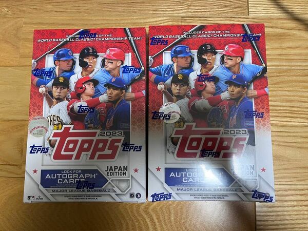 topps JAPAN Edition 2023 シュリンク付き未開封2box ジャパンエテション