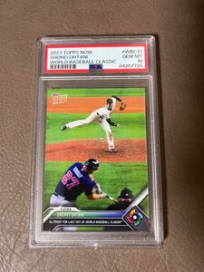 PSA10 2023 Topps Now WBC 決勝 大谷vsトラウト 限定オーダー No.WBC-71 