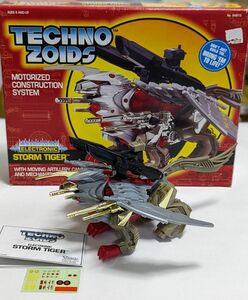 テクノゾイド　STORM TIGER（バトルクーガー海外版）　組立済品・箱説シールあり　検）メカ生体 ZOIDS 旧ゾイド　