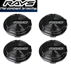 [送料無料] [正規品] [新品] [RAYS] [No.014 GL Center Cap BK/BK] [センターキャップ] [4枚] [57FXZ, 57FXZ OverSeas, 57ANA (RB color)]