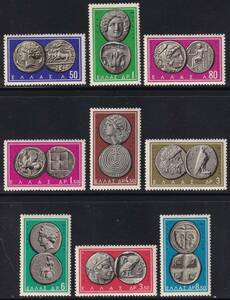 ギリシャ・コイン＜１９６３年＞（未）９種完