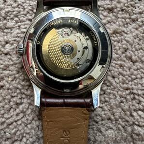 【中古・動作品】ORIS 7452 ビンテージ 自動巻 機械式 スイス製 時計 裏スケルトン サファイアガラス ケース径37mmの画像2