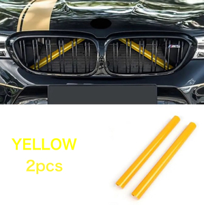 デザイン性UP♪ BMW フロントグリル 補強バー カバー 黄色 F34 320i 320d 328i 335i xDrive グランツーリスモ Mスポーツ 3シリーズ