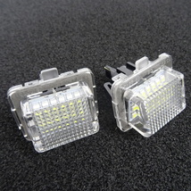 ベンツ LED ナンバー灯 W204 C200 C250 C300 C63 AMG セダン ステーションワゴン 前期 Cクラス 激白光 ! 交換式 ! ライセンス ランプ_画像2