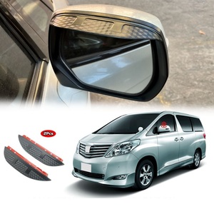  sport opening fully! carbon look door mirror visor Vanguard ACA33W ACA38W GSA33W 240S 350S S package G package 