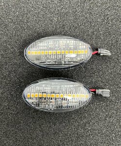 シーケンシャルウインカー♪ LED クリア サイドマーカー アルトラパン HE22S G XL TL リミテッド