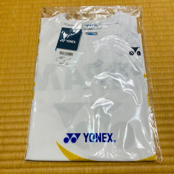 ラスト1 YONEXヨネックス シャツ SizeS ホワイト系 16490