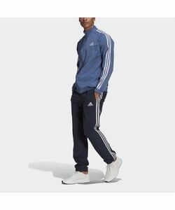 未使用◆アディダス エッセンシャルズレギュラーフィットトラックスーツセットアップL◆adidas ジャージ上下セット