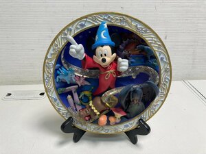 【★35-2631】■中古■ディズニー ファンタジア レリーフプレート ソーサラーミッキー The Wonder of Fantasia 絵皿 限定5000個（3913）