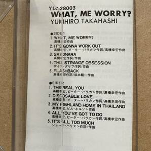 高橋幸宏 / WHAT ME WORRY ? YLC-28003 YMO 坂本龍一の画像6