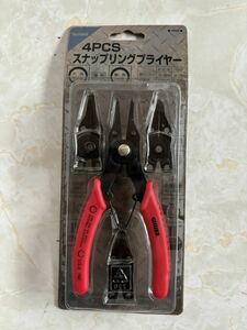 G◆未使用◆スナップリングプライヤー　4ピース/4PCS 工具◆