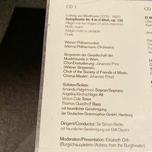 新品未開封 自主制作 2CD ラトル/ウィーン・フィル ベートーヴェン 交響曲 9番 合唱 マウトハウゼン強制収容所 2000 LIVE 連邦内務省/ORFの画像3