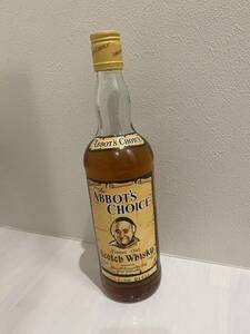 アボットチョイス オールド ABBOT'S CHOICE 750ml 43% スコッチ 古酒 未開栓 