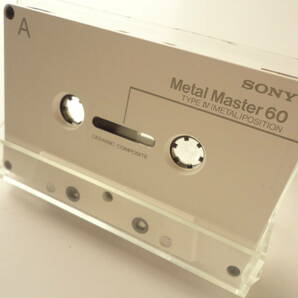● SONY Metal Master 60 TYPE Ⅳ ソニー メタル カセットテープ セラミック製 ◎ 録音済 爪有 カード有 インレタ有 再生確認済 個人所蔵品の画像1