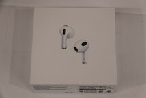 110 k1756 未開封品 Apple AirPods 第3世代 MPNY3J/A ワイヤレスイヤホン_画像1