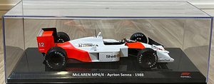 1/24 マクラーレンMP4/4 アイルトン・セナ デアゴスティーニ ビッグスケール F1 コレクション 完成品 McLaren チャンピオン ※外箱等なし