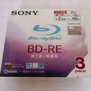 SONYビデオ用BD-RE 25GB 2倍速BNE1VBSJ2 ☆1.34