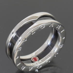  BVLGARY save The children ceramic ring 14 number SV925 special price * ring size55 new goods finish settled BVLGARI 5585A