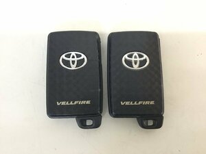 1 jpy start! Toyota original 20 Vellfire smart key 5 button 2 piece 2400123 2J1-2.