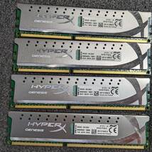 【中古】DDR3メモリ 32GB(8GB4枚組) Kingston HyperX KHX18C11P1K2/16(KHX1866C11D3/8G) [DDR3-1866 PC3-14900]_画像1