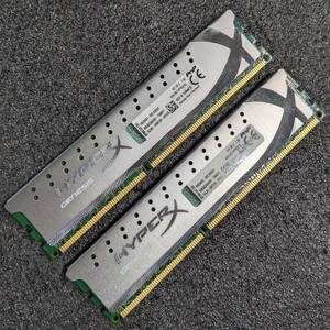 【中古】DDR3メモリ 16GB(8GB2枚組) Kingston HyperX KHX18C11P1K2/16(KHX1866C11D3/8G) [DDR3-1866 PC3-14900]